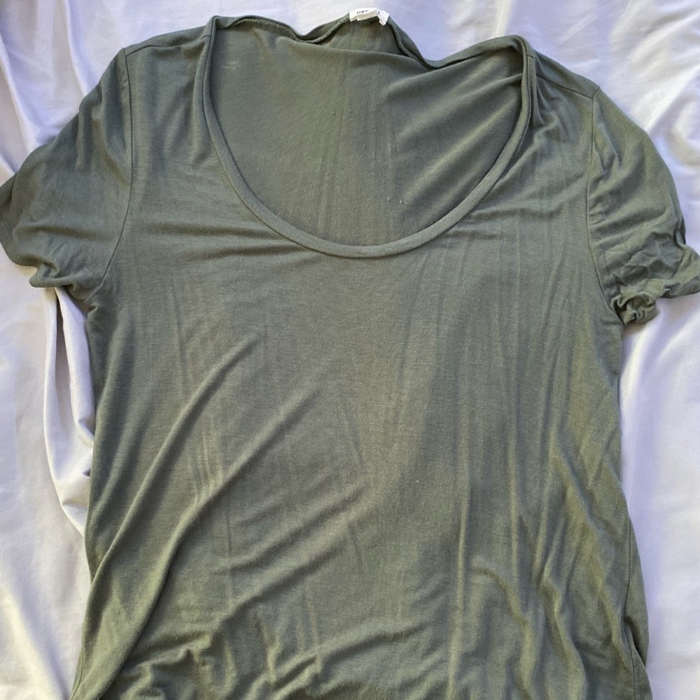 Army green shirt- soft material, never worn!